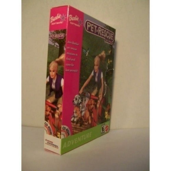 Vintage Barbie GAME Videogame Complete 2000 Pet Rescue CD-Rom PC Computer - Picture 4 of 12